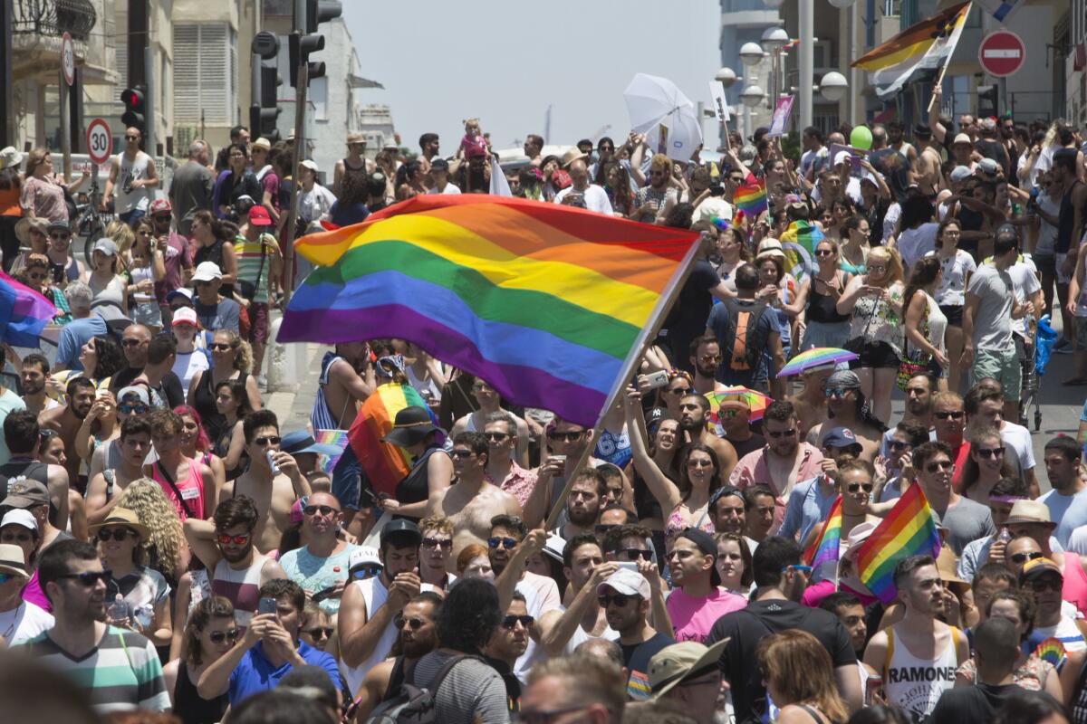 Gay Pride Parade in Tel Aviv.
