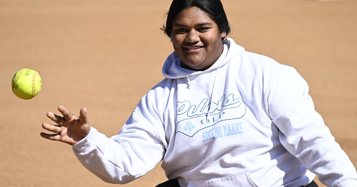 OLP's Ma'ake is the princess of the pitching circle