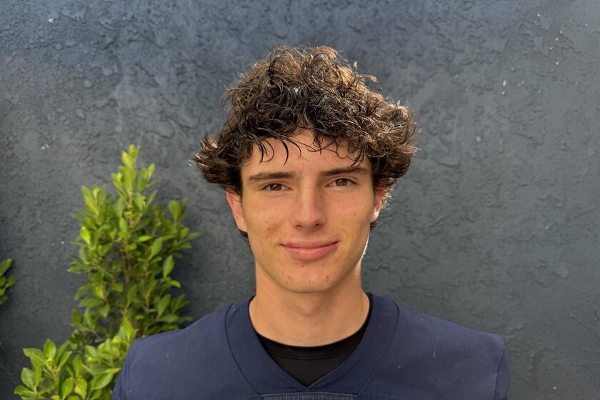 Sherman Oaks Notre Dame kicker Charles Szares is perfect on field goals and PATs this season.
