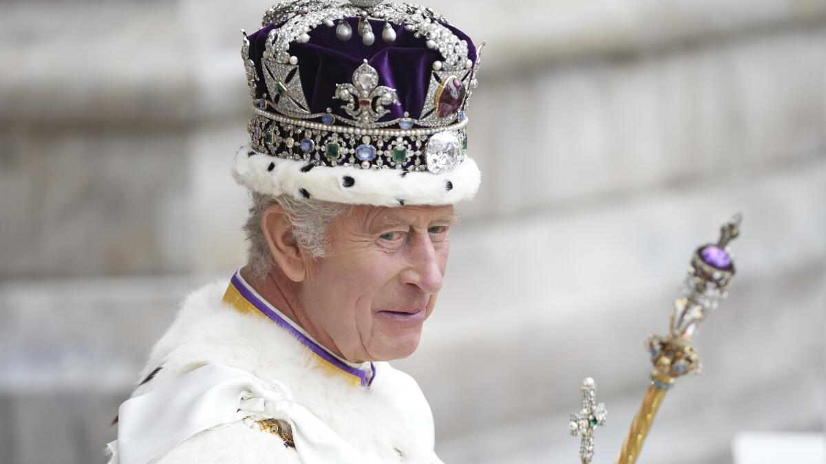 King Charles' yearlong reign has stressed continuity so far - Los Angeles Times