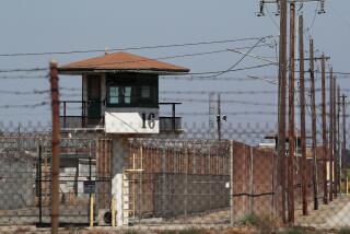 Chino, CA, Tuesday, July 21, 2020 - Outside the California Institute for Men, Chino. The Chino prison reported more than 600 cases of COVID-19 and nine deaths. The 700 inmates selected for transfer had medical conditions that made them especially vulnerable to the virus. (Robert Gauthier / Los Angeles Times)