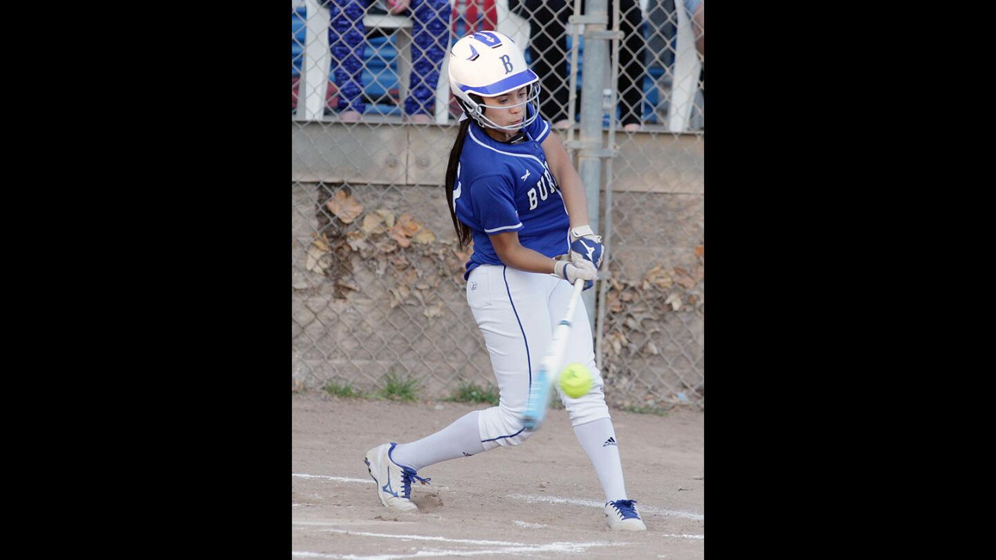 Photo Gallery: Rival softball, Burroughs vs. Burbank