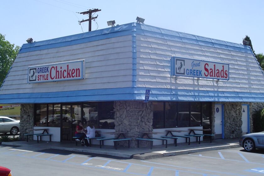 Greek Chicken restaurant in El Cajon.
