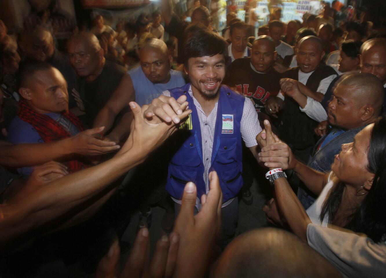 Mr. Pacquiao goes to Manila