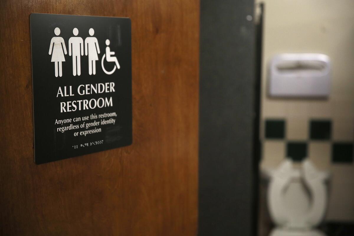 An all-gender restroom in San Francisco.