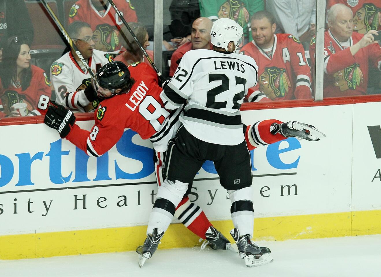 Trevor Lewis, Nick Leddy