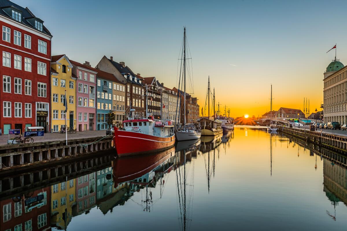 Nyhavn, a 17th century waterfront in Copenhagen