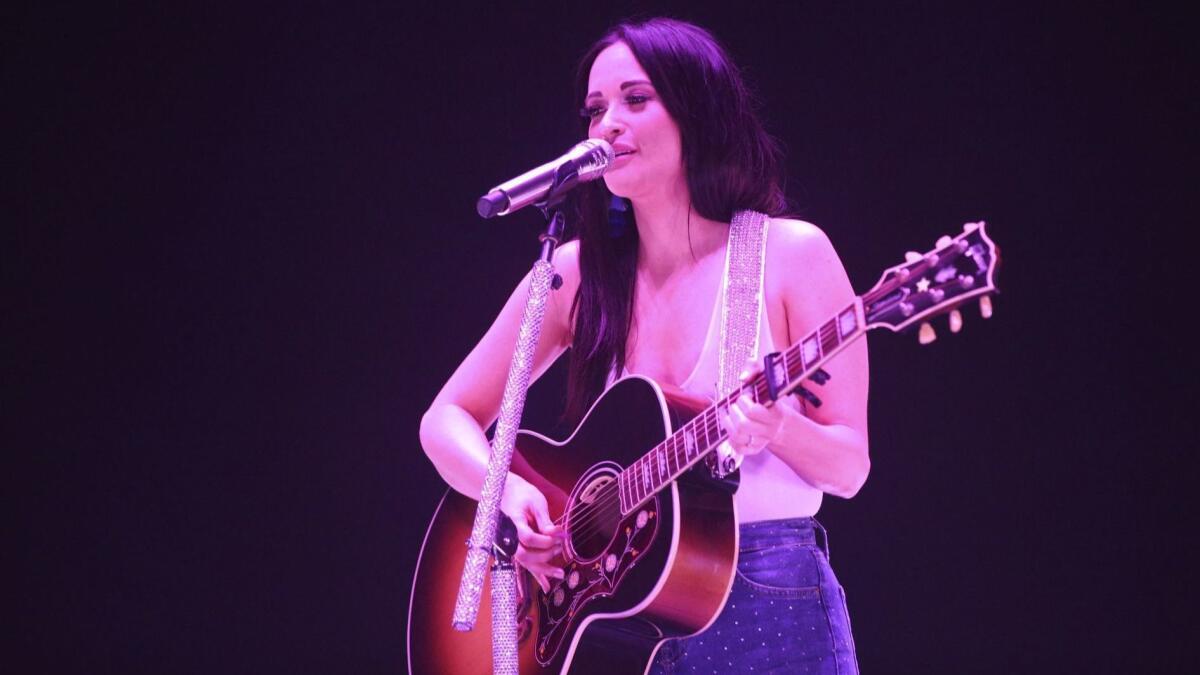 Kacey Musgraves performs onstage at the U.S. Cellular Center in Cedar Rapids, Iowa in support of her new album, 'Golden Hour.'