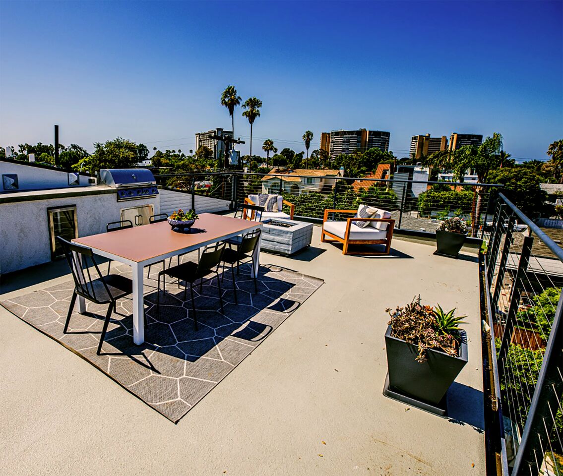 The rooftop patio.