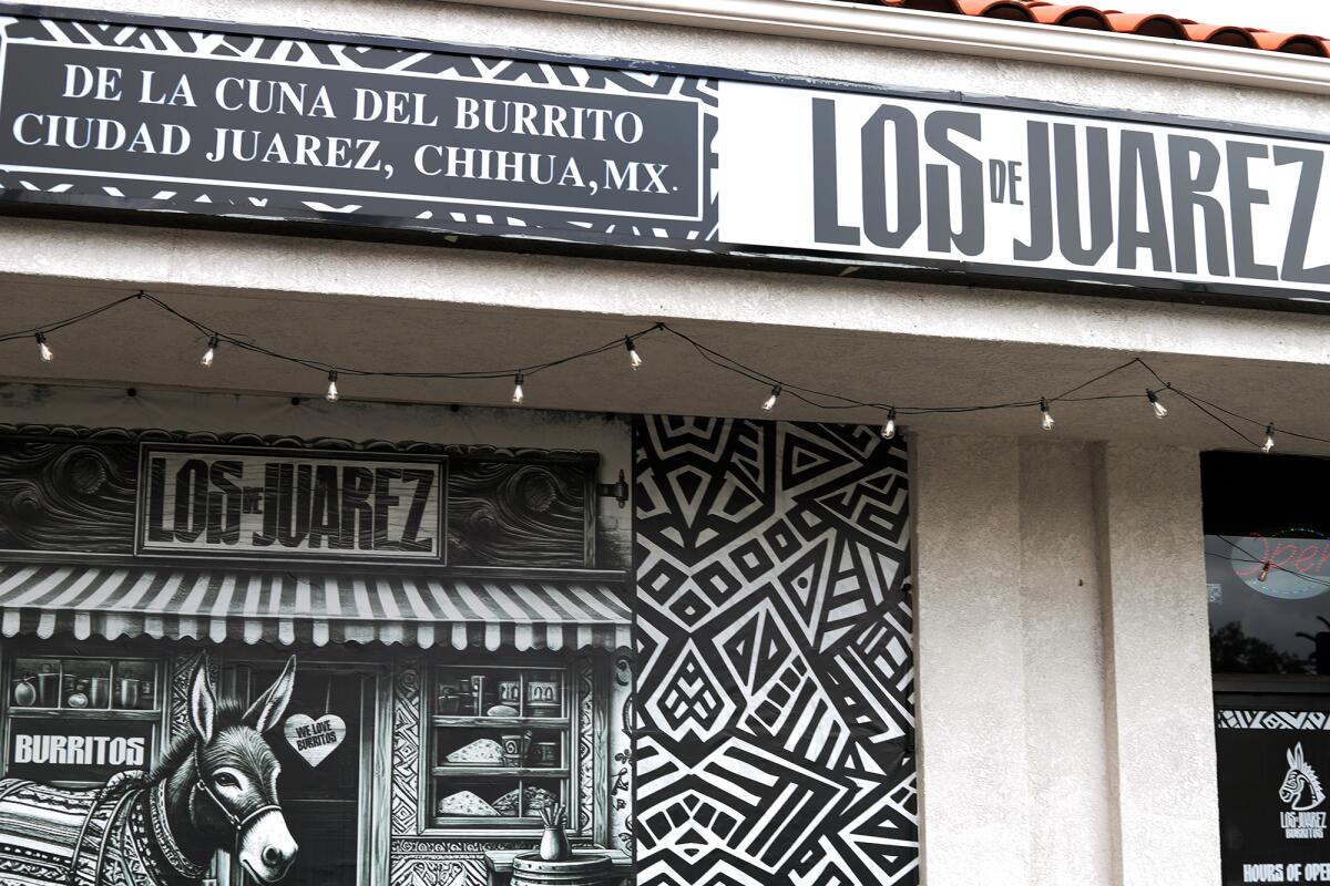 Los de Juarez Burritos is now open in Anaheim.