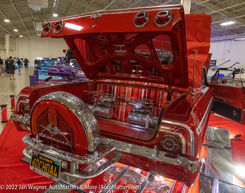 Red Chevrolet Lowrider