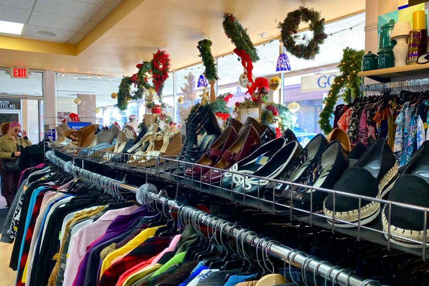 The interior of a Goodwill location in downtown La Mesa on Tuesday, Nov. 22.