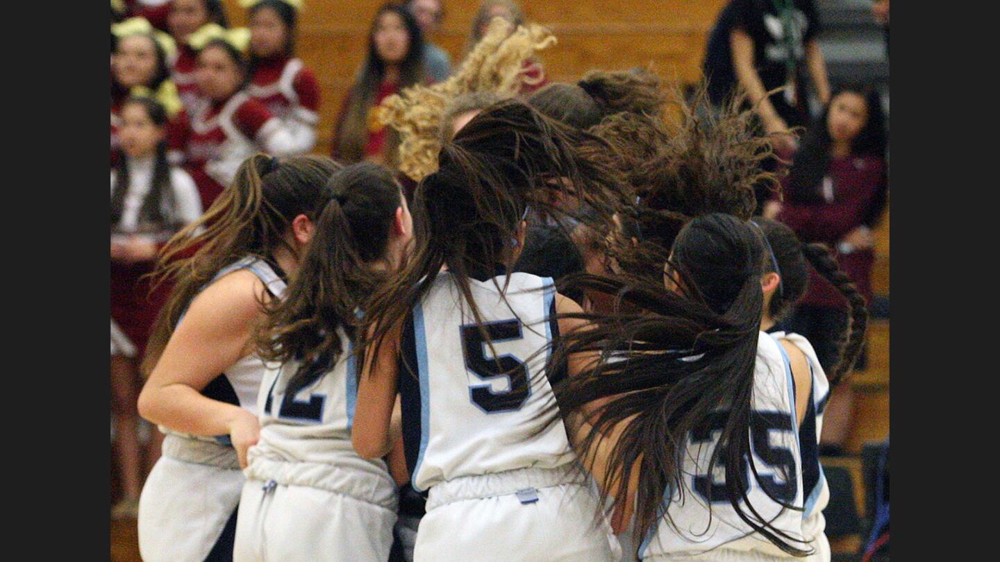 Photo Gallery: Crescenta Valley girls' basketball beats Arcadia and wins Pacific League