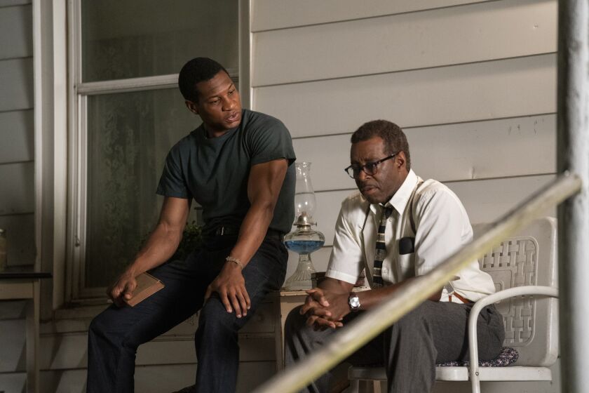 Jonathan Majors (left) and Courtney B. Vance in "Lovecraft Country."