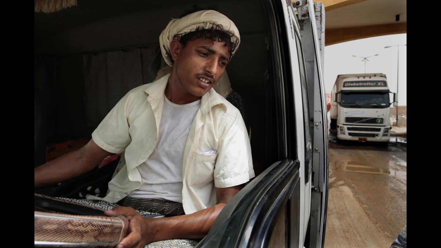 Yemeni truck driver