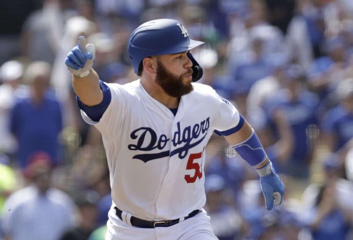 Dodgers Russell Martin knows his walk-off single in the ninth inning driving in two runs to beat the Cardinals on Wednesday at Dodger Stadium.