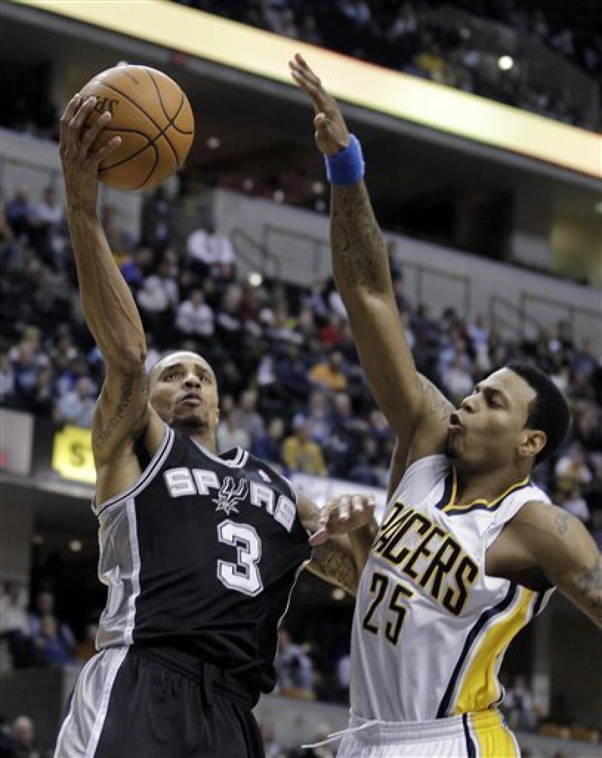 Ginobili leads Spurs past Pacers - The San Diego Union-Tribune