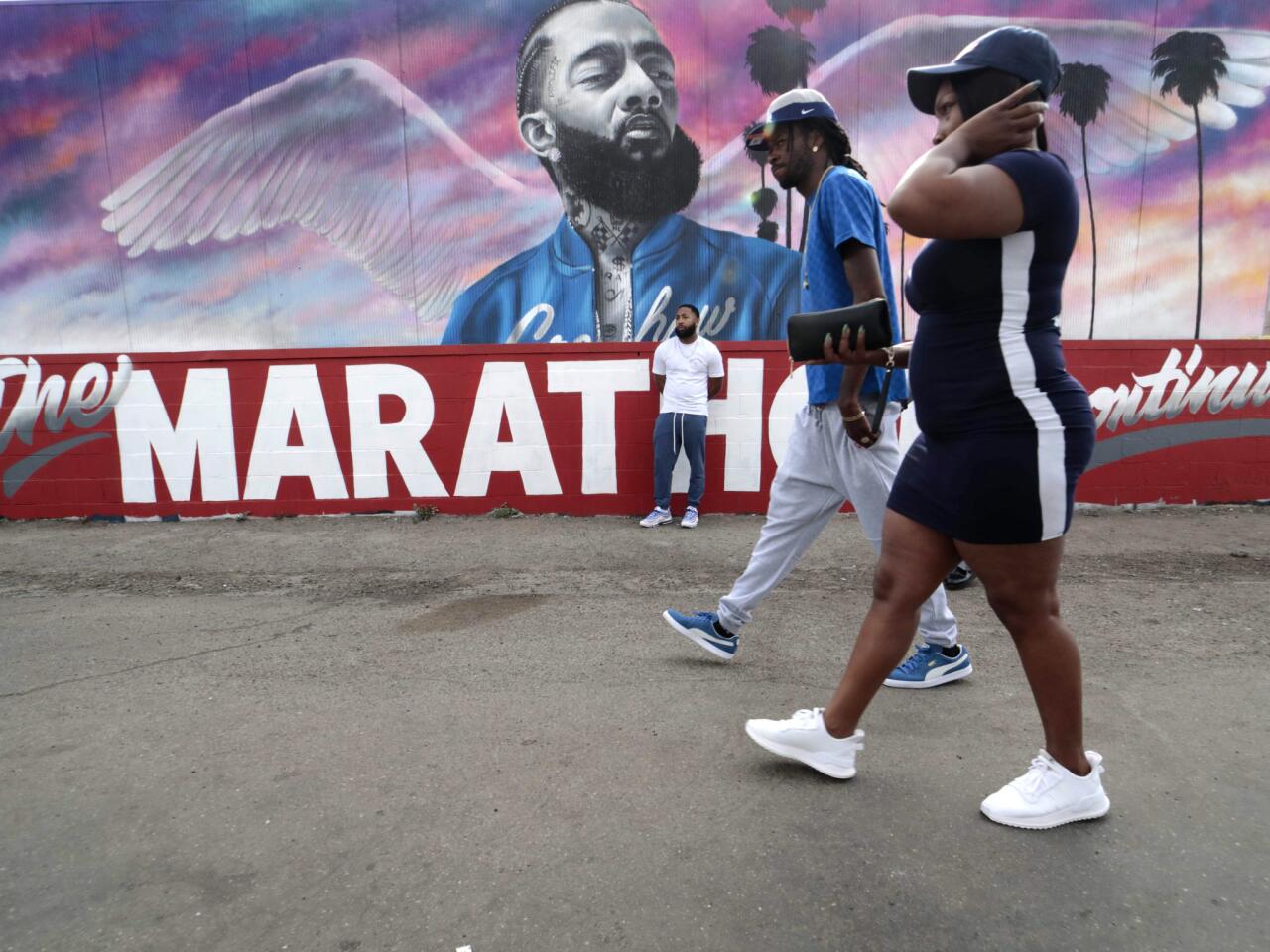 Nipsey Hussle memorial