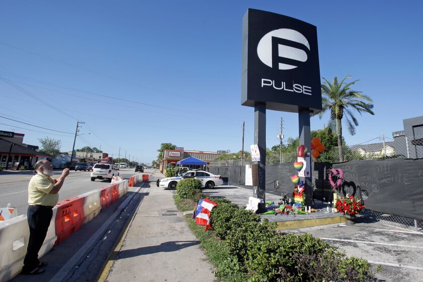 Shown is the Pulse nightclub in Orlando, Fla., where Omar Mateen opened fire last week, killing 49.