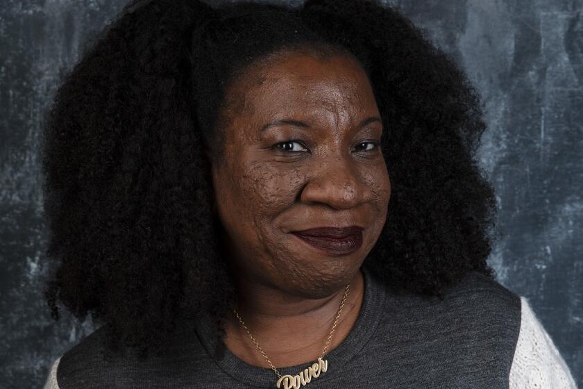 PARK CITY, UTAH -- JANUARY 27, 2019 -- Tarana Burke, Founder of the #MeToo movement, photographed at the L.A. Times Photo and Video Studio at the 2019 Sundance Film Festival, in Park City, Utah, United States on Sunday, Jan. 27, 2019. Burke is at the Sundance Film Festival for the release of #MeToo Public Service Announcements at the festival. (Jay L. Clendenin / Los Angeles Times)