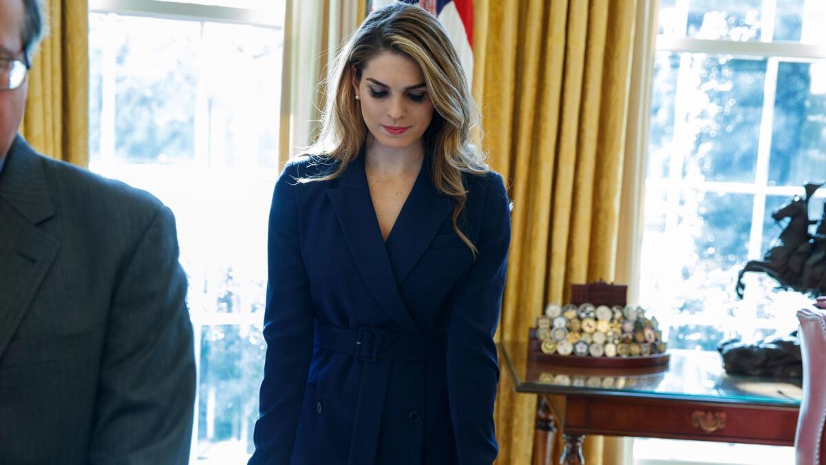 The special counsel's Russia investigation has placed White House communications director Hope Hicks under increased scrutiny.