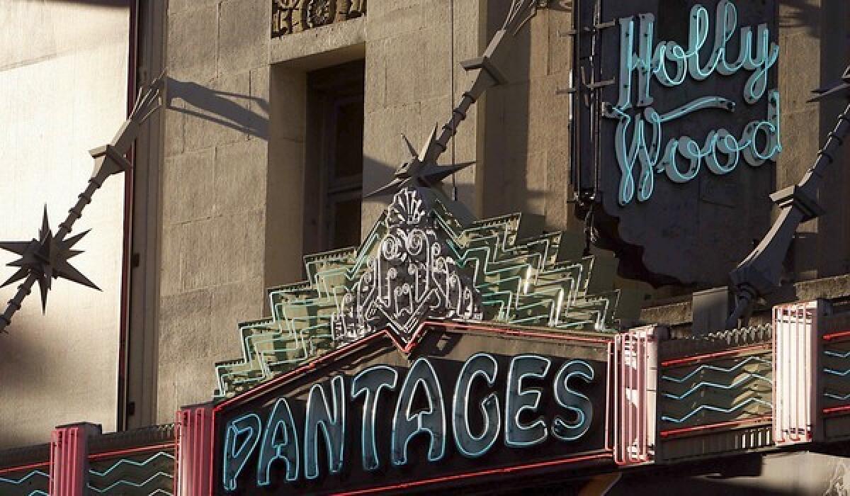 The Pantages Theatre, an Art Deco classic built in 1929, hosted Academy Award shows during the 1950s.