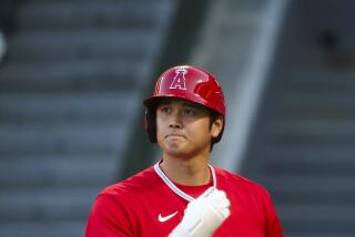 Anaheim, CA - July 18: Angeles designated hitter Shohei Ohtani during a game.
