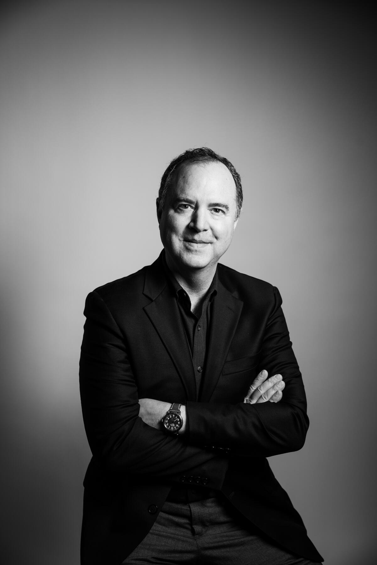  Rep. Adam Schiff is photographed in the L.A. Times Festival of Books photo studio,