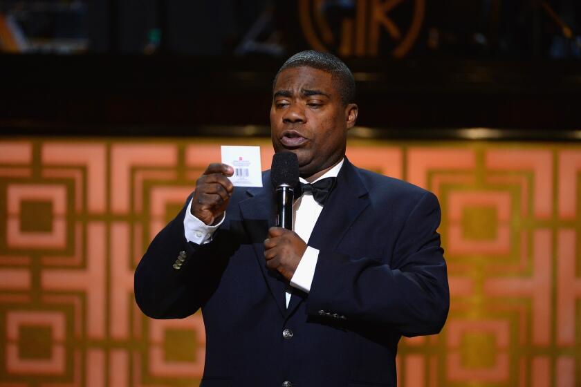 Tracy Morgan speaks onstage at Spike TV's salute to Don Rickles last month.