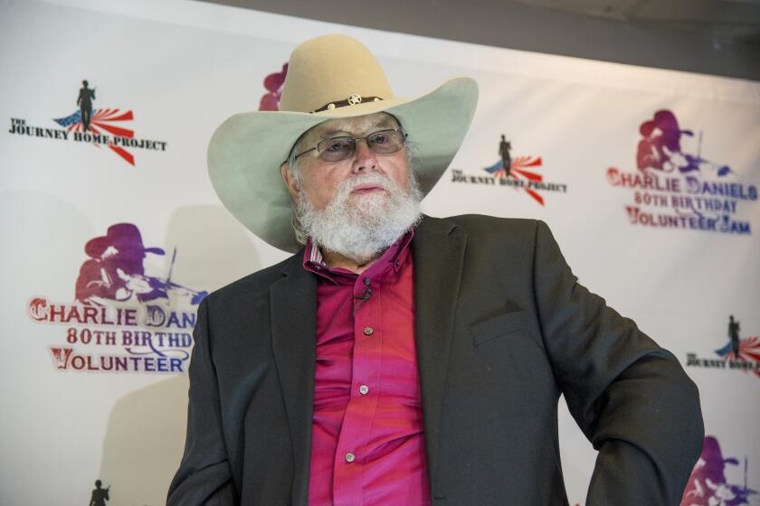 FILE - In this Nov. 30, 2016 file photo, Charlie Daniels appears at the Charlie Daniels 80th Birthday Volunteer Jam in Nashville, Tenn. Daniels who had a hit with “Devil Went Down to Georgia” has died at age 83. A statement from his publicist said the Country Music Hall of Famer died Monday due to a hemorrhagic stroke. (Photo by Amy Harris/Invision/AP, File)