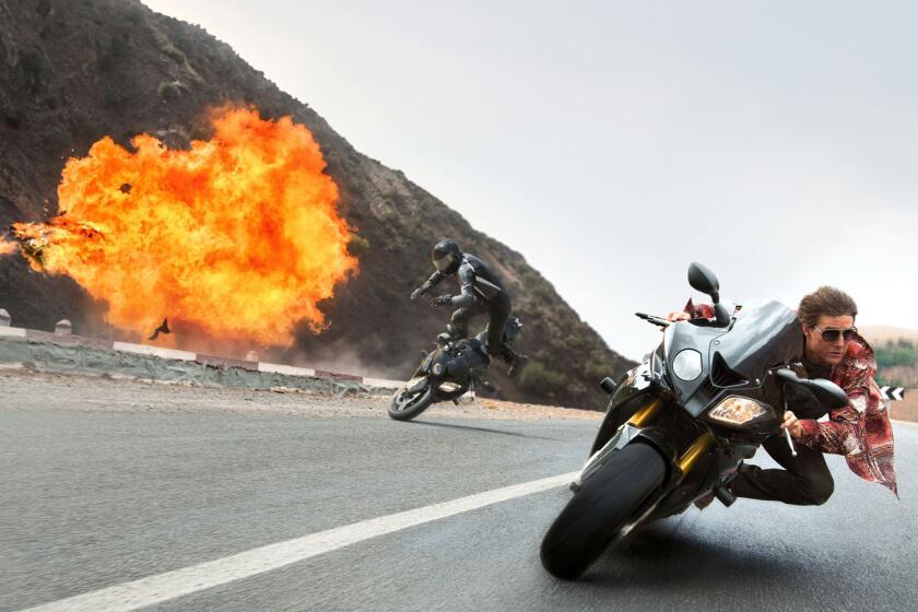 Hollywood action movies shown on Imax formats have generated big box office returns in China, where Imax has an expanding network of theaters. Here, a scene from "Mission: Impossible - Rogue Nation."