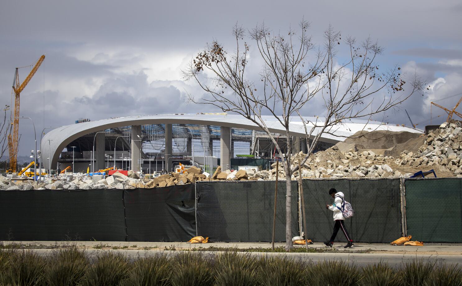 Progress Continues Inside Allegiant Stadium as Construction Nears