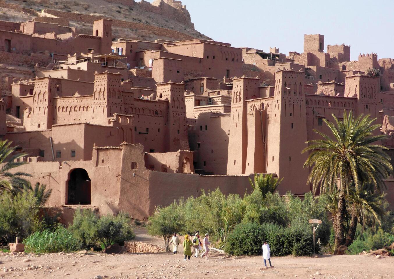 The fortress Ait-Ben-Haddou was a stopping point along the ancient caravan routes, but it’s also been the site of many film scenes.