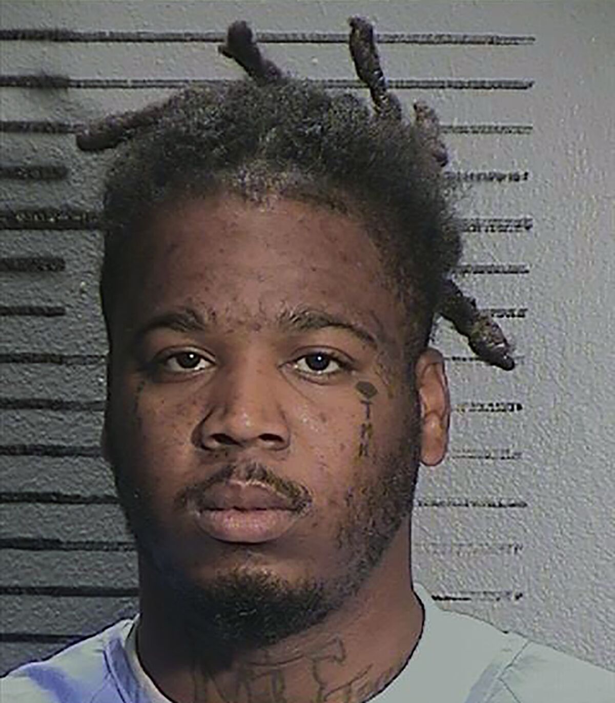 Smiley Martin in a Feb. 6 booking photo.