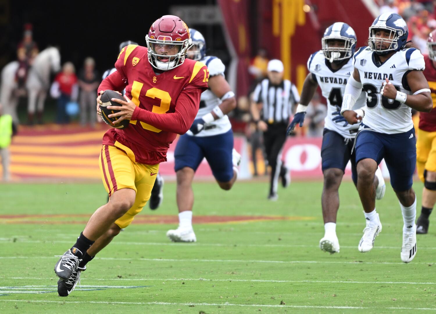 Plaschke: Is there something wrong with Caleb Williams? Why isn't USC celebrating his success?