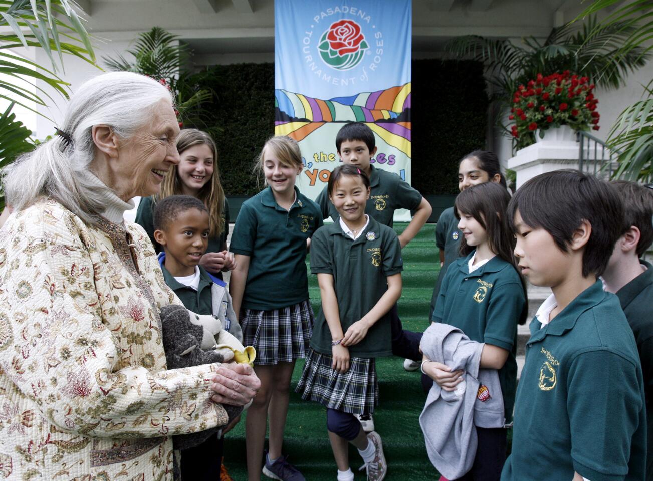 Photo Gallery: Primatologist Jane Goodall named Grand Marshal for Tournament of Roses