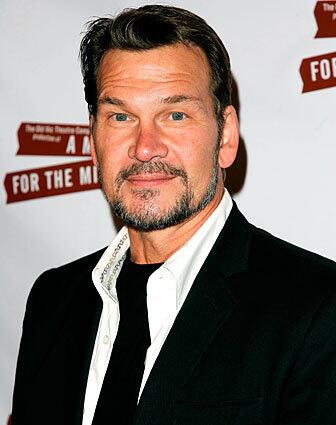 Patrick Swayze arrives at the after party for the opening night of "A Moon For The Misbegotten" in April 2007 in New York City.