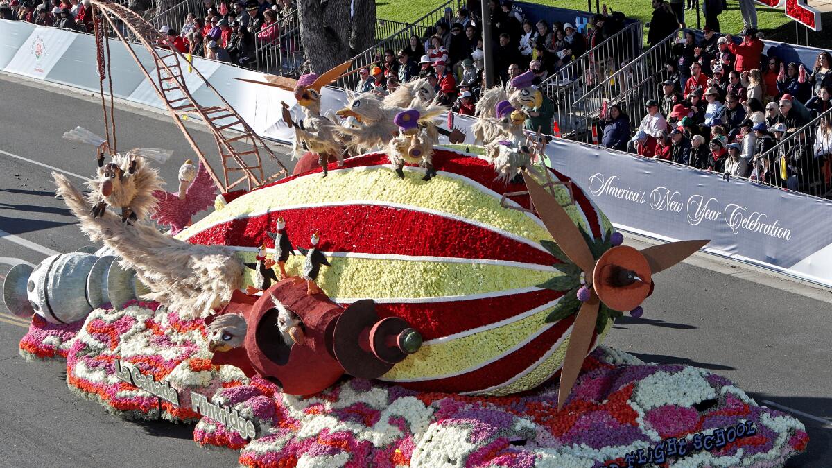 Dodgers unveil Rose float design – San Bernardino Sun