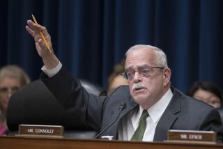 FILE - Rep. Gerry Connolly, R-Va., questions witnesses during the House Oversight and Accountability Committee's hearing about Congressional oversight of Washington, March 29, 2023. Connolly said on Monday, May 15, that a man with a baseball bat walked into his Fairfax office, asked for him, and then assaulted two members of his staff. Fairfax City Police in northern Virginia said in a tweet that a suspect is in custody and, the victims are being treated for injuries that are not life-threatening. (AP Photo/Cliff Owen, File)