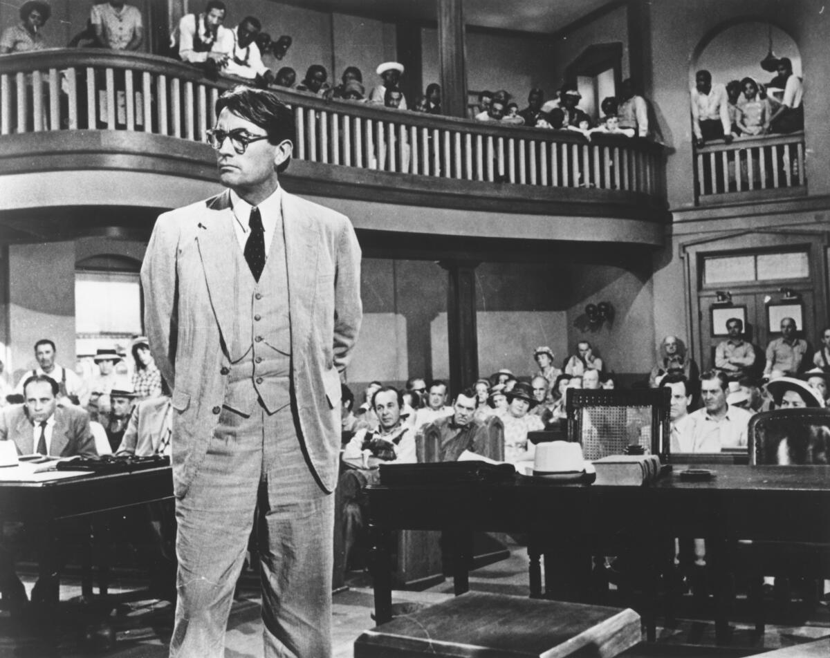 Gregory Peck in 'To Kill a Mockingbird.'