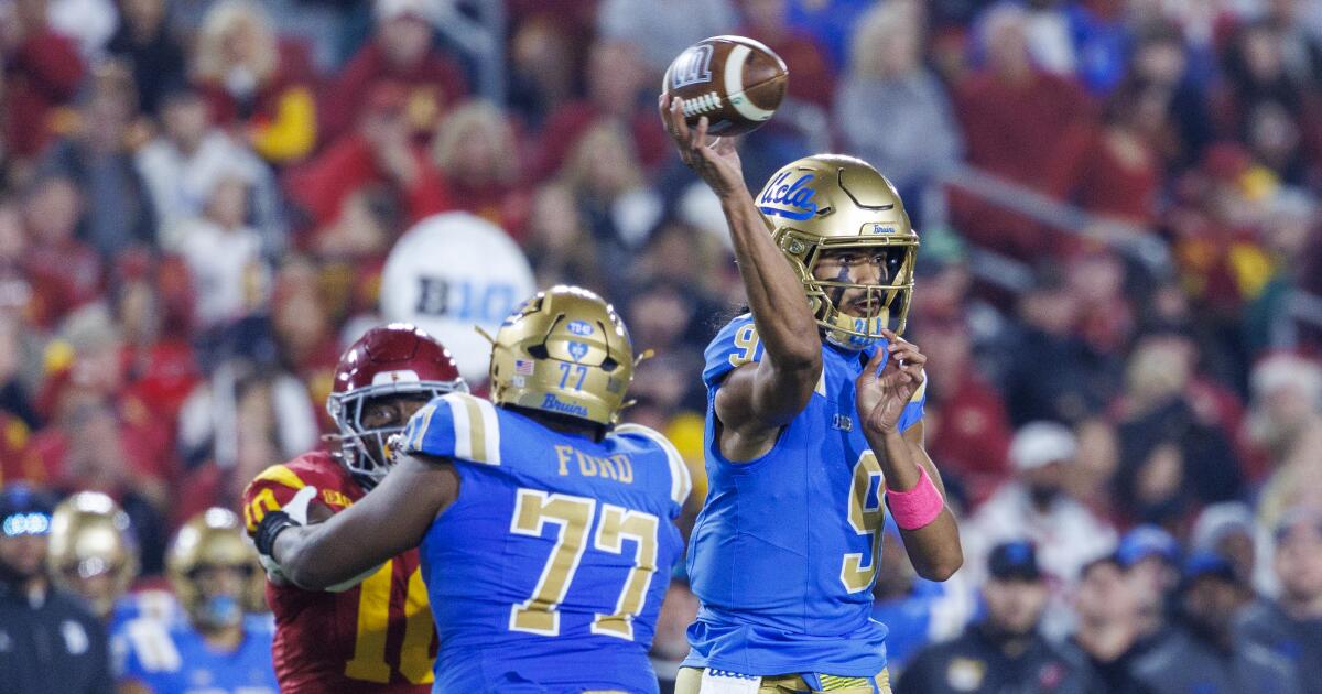 UCLA quarterback Nico Iamaleava shows grit in loss to USC UCLA quarterback Nico Iamaleava shows grit in loss to USC