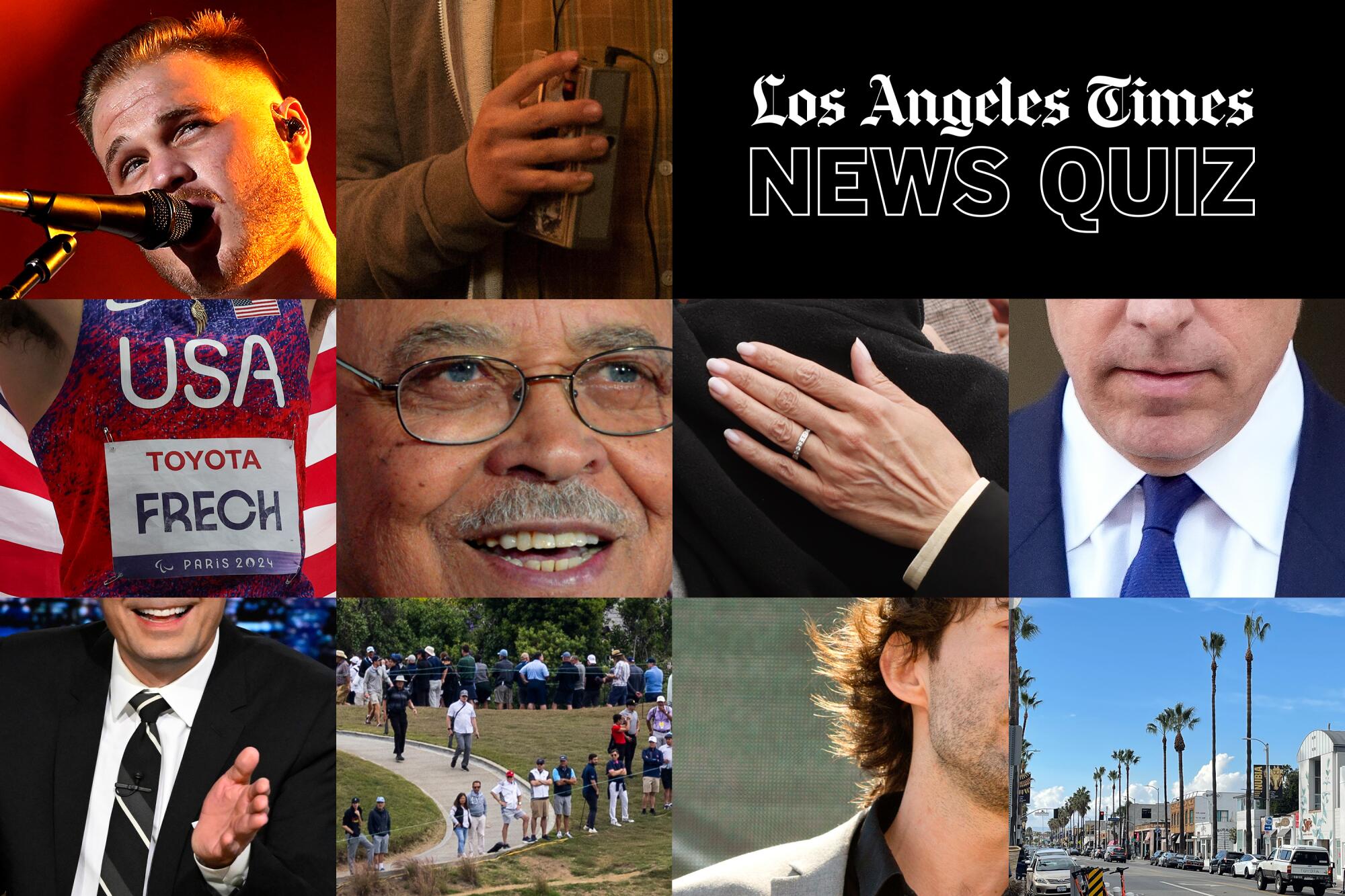 A collection of photos from this week's News Quiz.