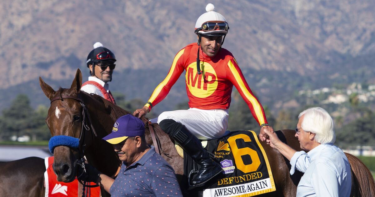 Defunded surprise Bob Baffert gagnant dans Awesome Again Stakes