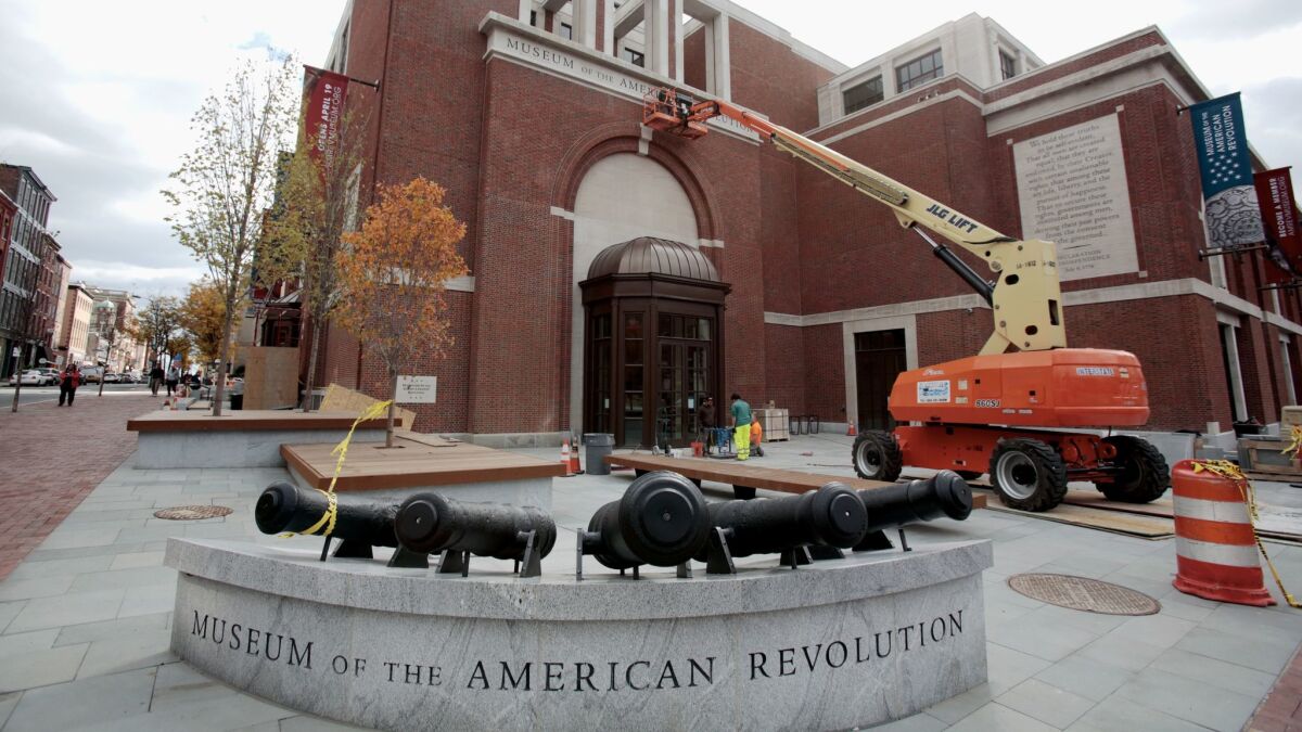 The Museum of the American Revolution in Philadelphia is set to open April 19, 2017.