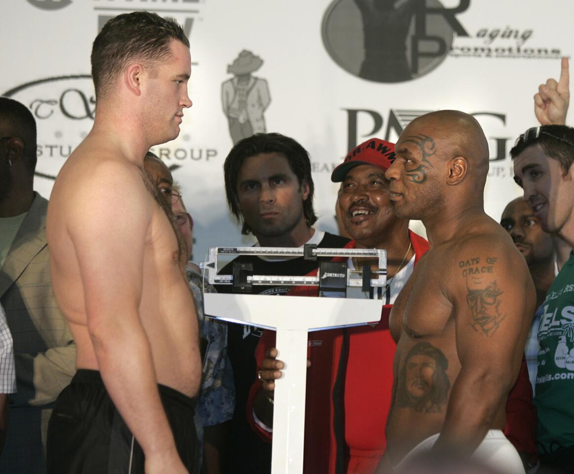 Boxing weigh-ins