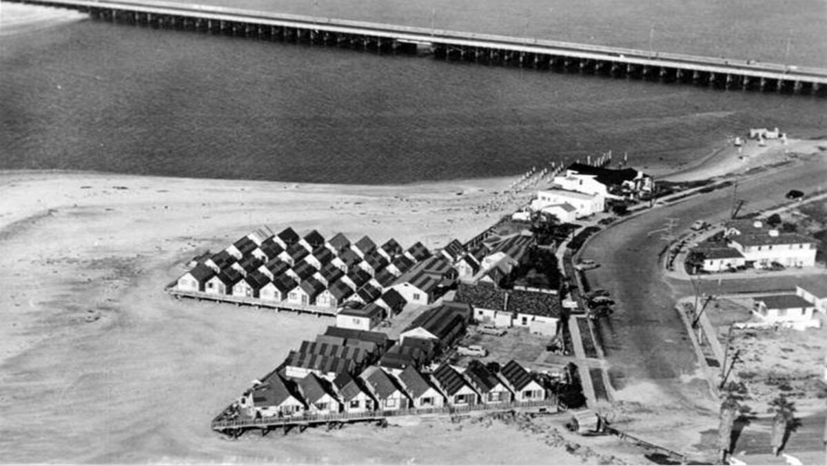 The cottages of the Ocean Village motel once occupied the footprint of Wonderland’s Casino and Waldorf Ballroom.