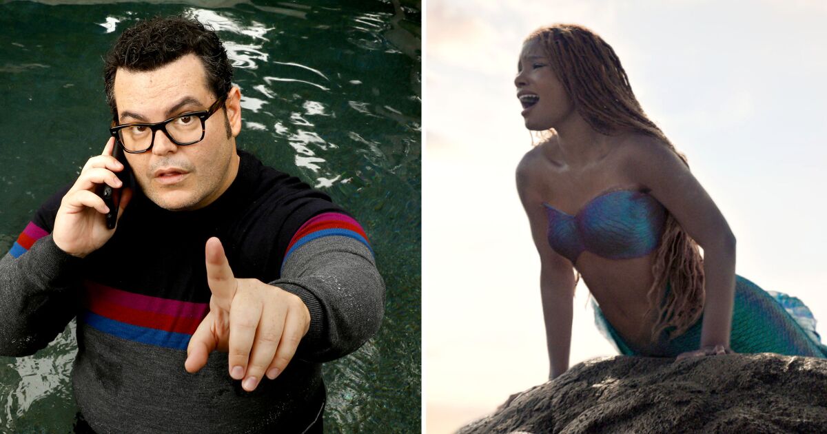 Josh Gad wades into ‘pathetic’ racist swells over Halle Bailey as ‘Little Mermaid’