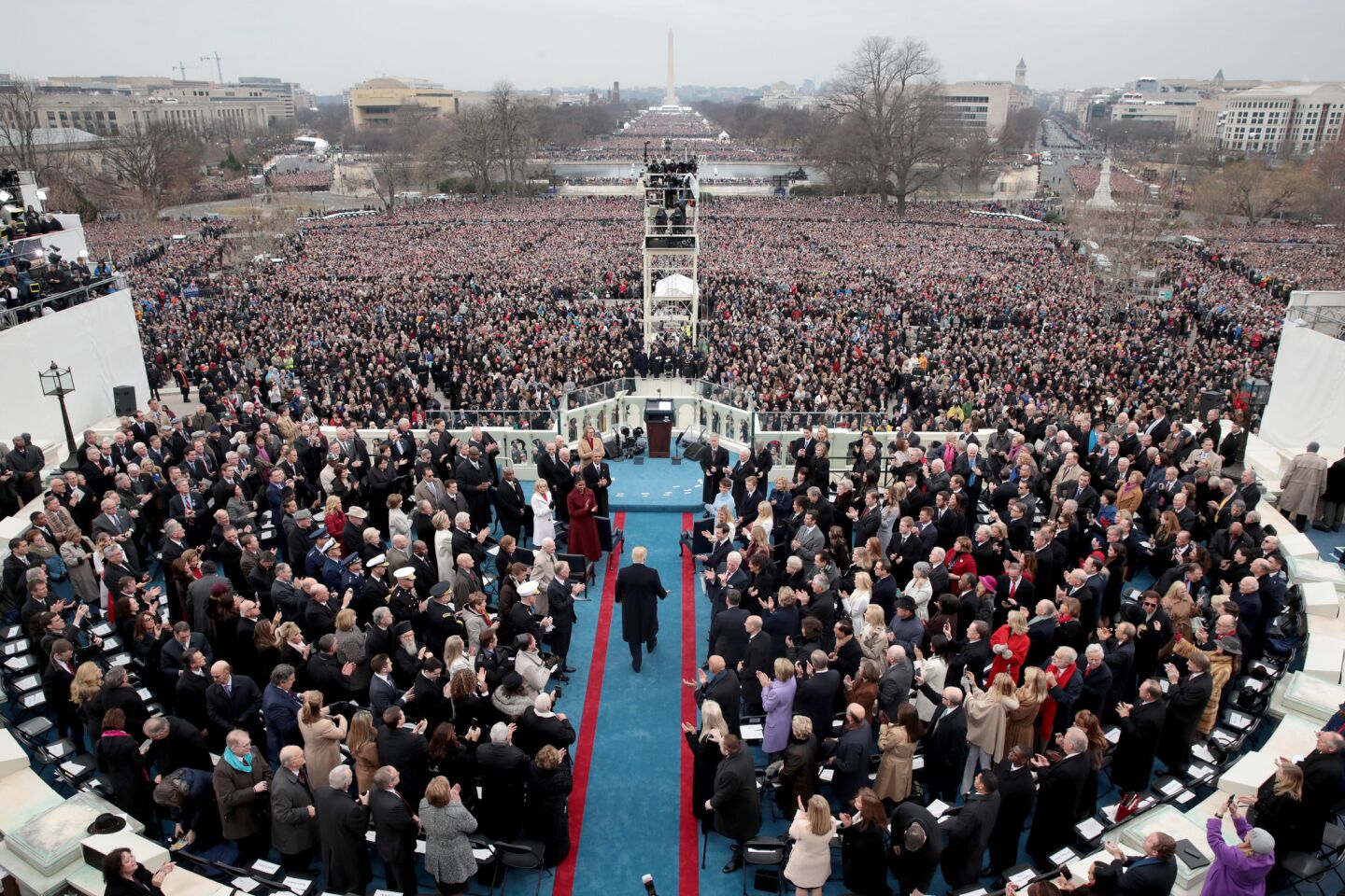 The inauguration of Donald Trump