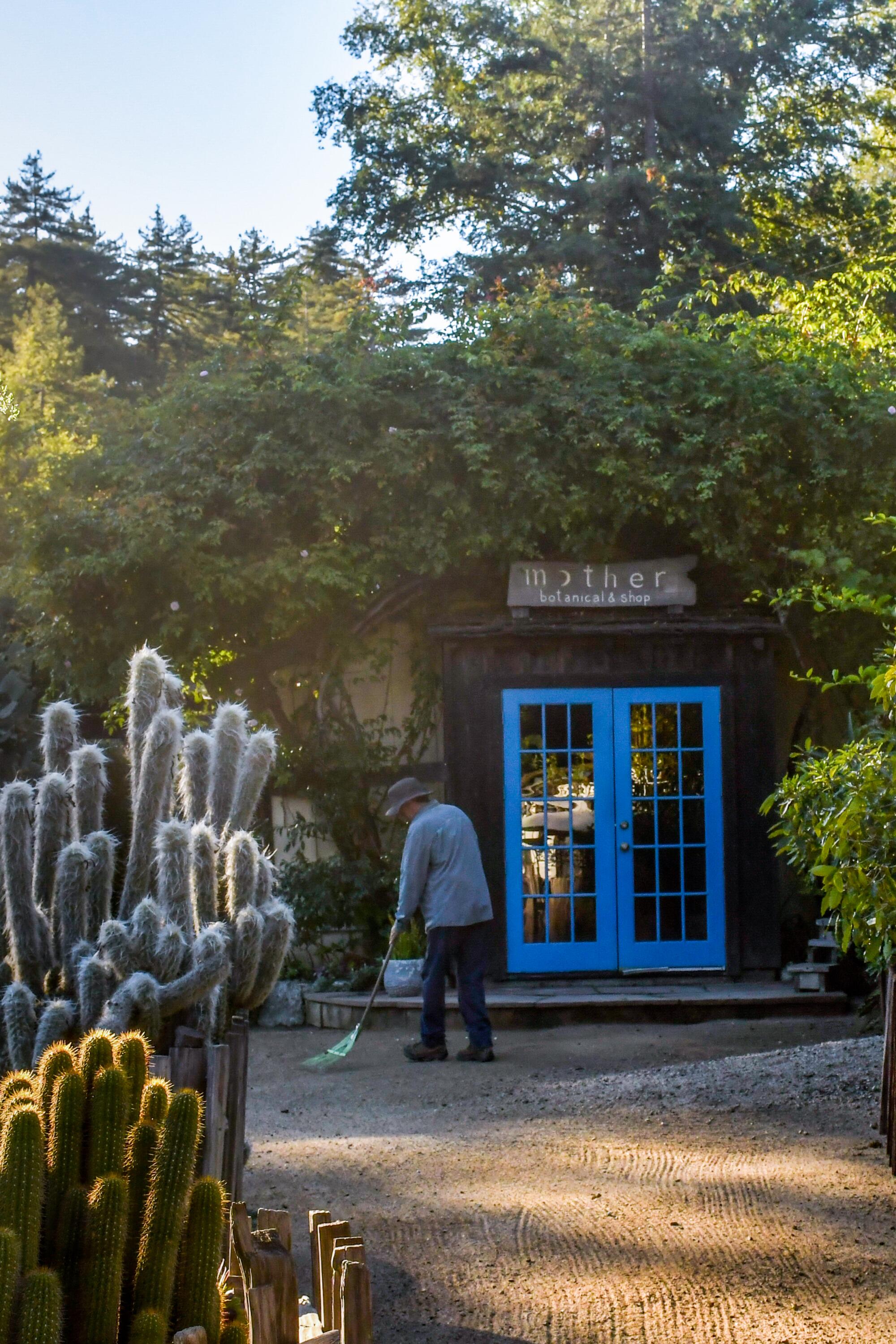 The Big Sur Bakery and neighboring buildings date back to the early 20th century.