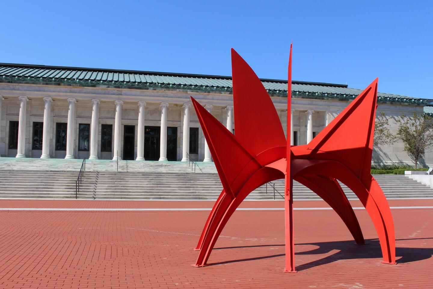 The grand exterior of the Toledo Museum of Art (with Alexander Calder’s Stegosaurus) provides only a hint of the wonders within — by Renoir, Van Gogh, Picasso, Degas, Miro, O’Keeffe, Henry Moore and other masters, ancient and modern.